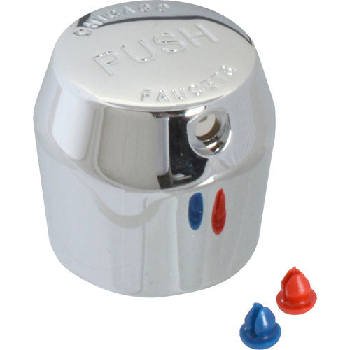 665PSHJKCP Chicago Faucet - Chrome Plated Push Button Handle 665PSHJKCP Chicago Faucet - Chrome Plated Push Button Handle